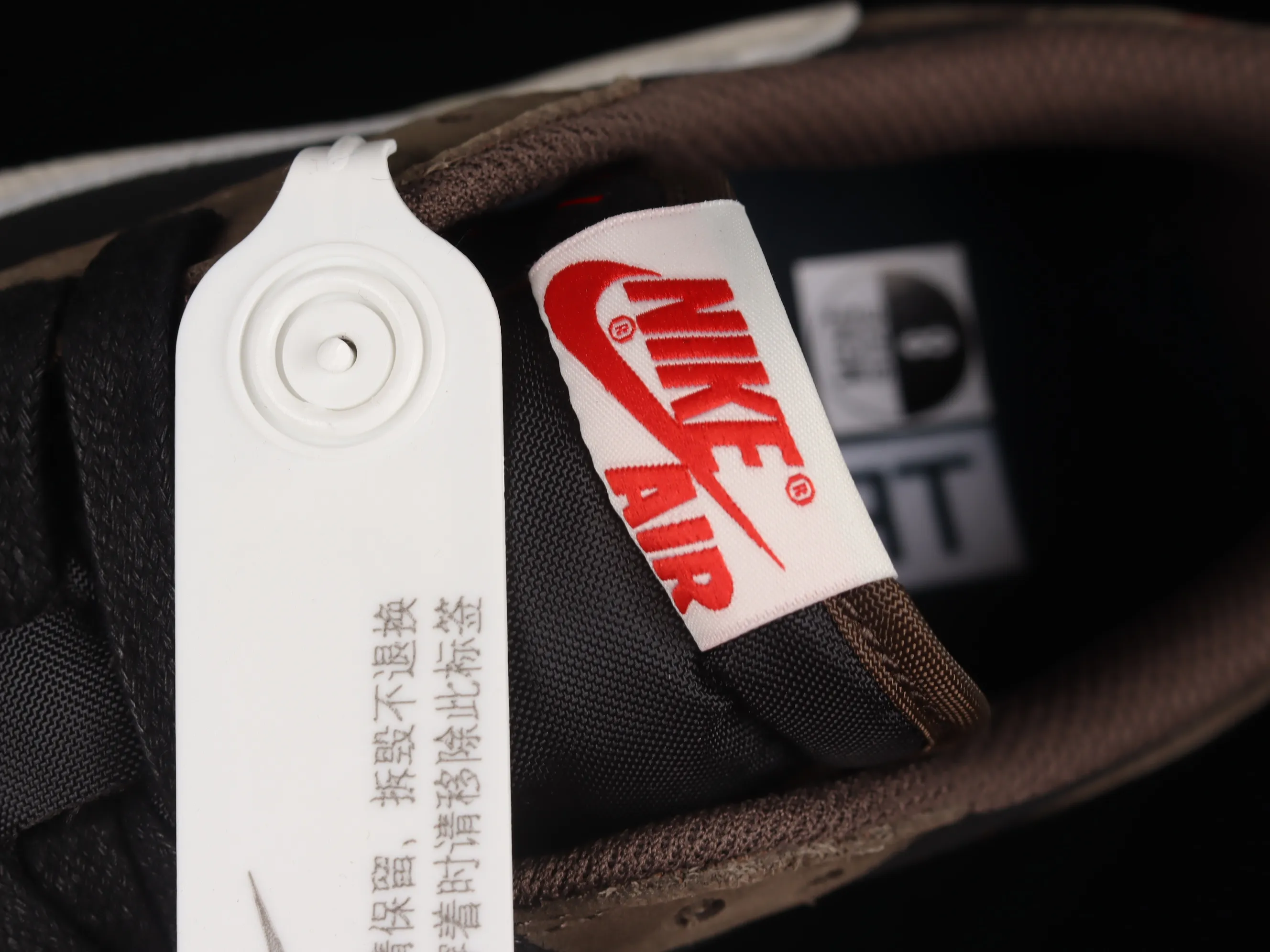 All categories Air Jordan Jordan series basketball shoes Air Jordan 1 Low LW version Travis Scott x Jordan 1 low AJ 1 OG barb reverse hook grimace low top CQ4277-001